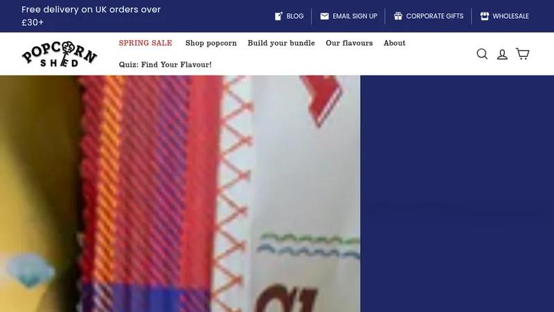 Popcorn Shed – Full Redesign & Custom UX
