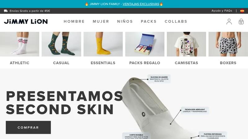 Jimmy Lion - Shopify Plus with Custom Theme. Magento 2 Migration.