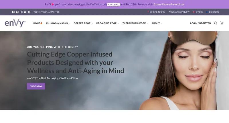 enVy Pillow: Site Rebuild