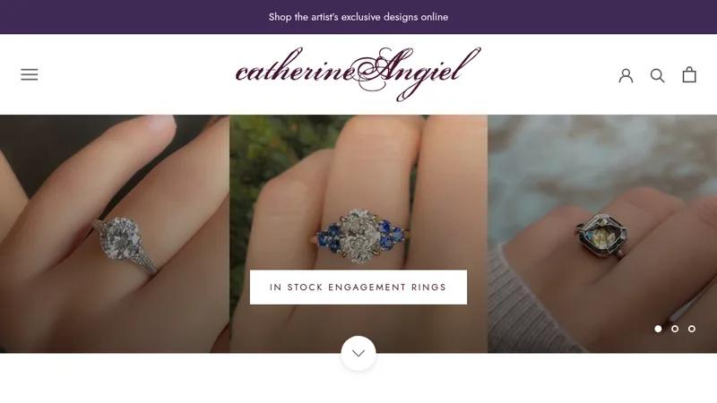 Catherine Angiel Shopify Store Design and Development