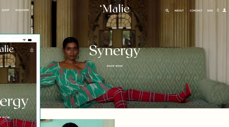 'Malie - Brand guide and UX Design