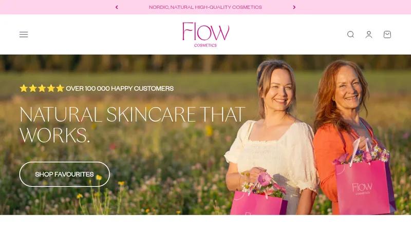 Flow Cosmetics - Store redesign & continuous development