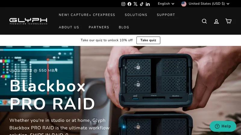 Glyph Production Technologies — Pro Storage Hardware