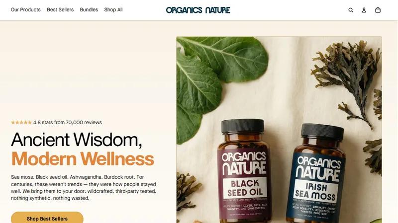 Organics Nature | Health & Wellness | Supplement Brand