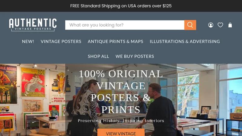 Authentic Vintage Posters