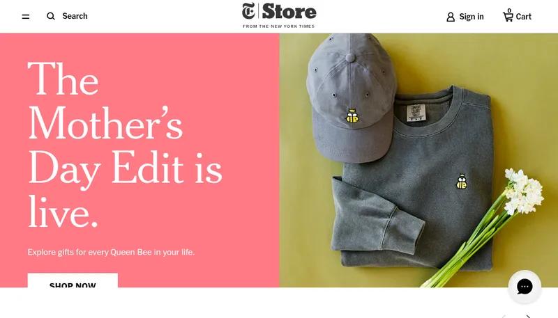 New York Times: New Store & Custom Products