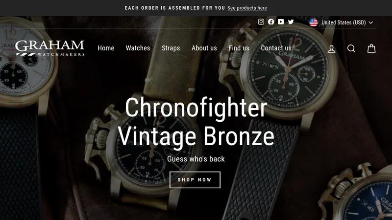 Official Graham Watches E-commerce