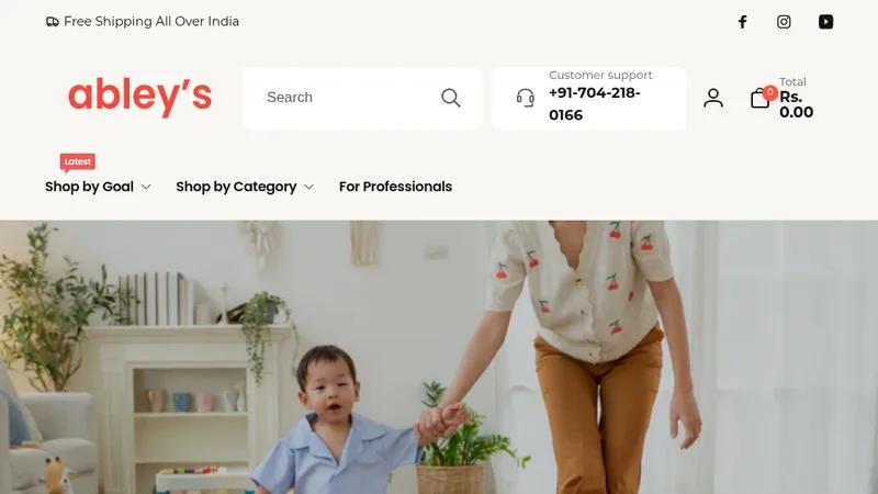 Shopify Store + Headless Mobile App — Abley’s India
