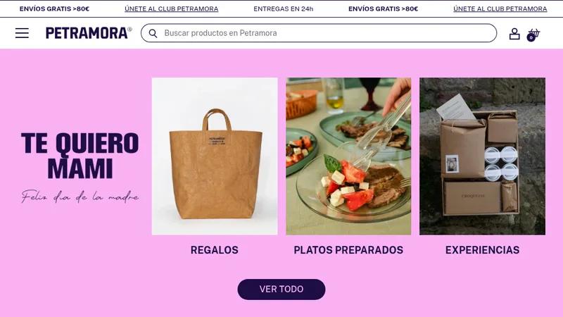 Petramora - Shopify Plus with Custom Theme. Prestashop Migration.