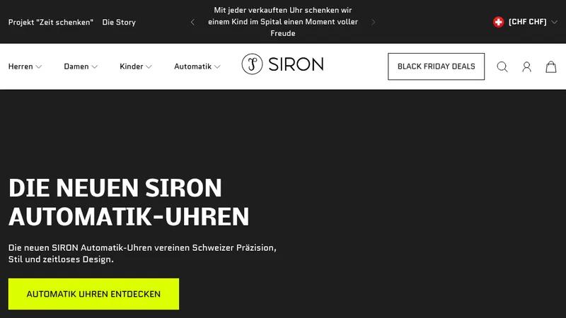 Sironwatches – Swiss Watch Brand