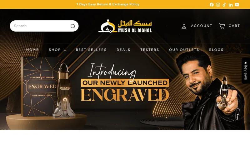 Musk Al Mahal | Tanzilite 360 Model Services (Perfume Base Brand)