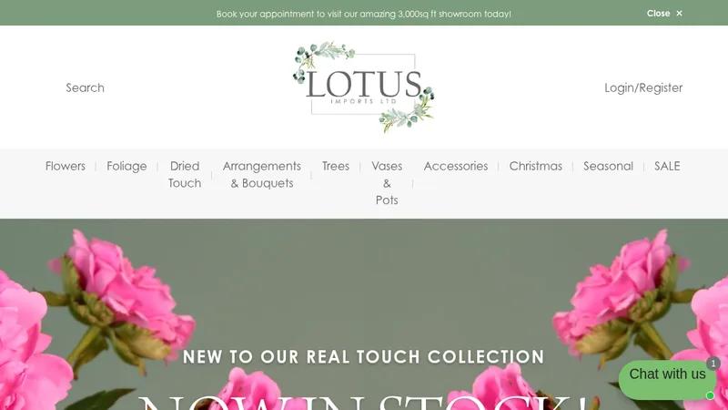 Lotus Imports - B2B sales via Shopify