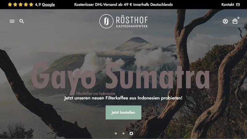 Roesthof Kaffehandwerk - Shopify