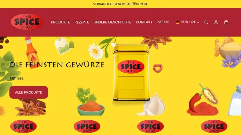 Spice Shop - Migration to Shopify