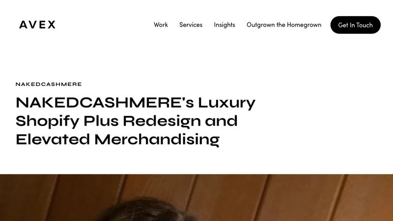 NAKEDCASHMERE: Luxury Shopify Plus Redesign & Elevated Merchandising