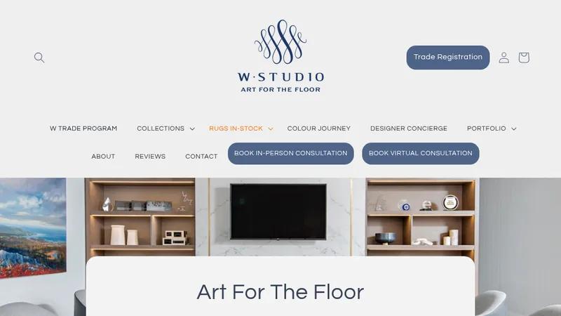 Luxury Rug Shopping Reimagined with W Studio