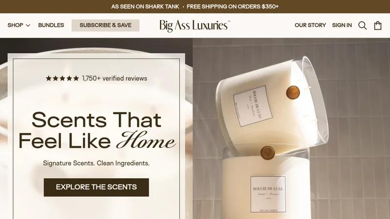 Big Ass Luxuries: Visual Branding + Store Redesign