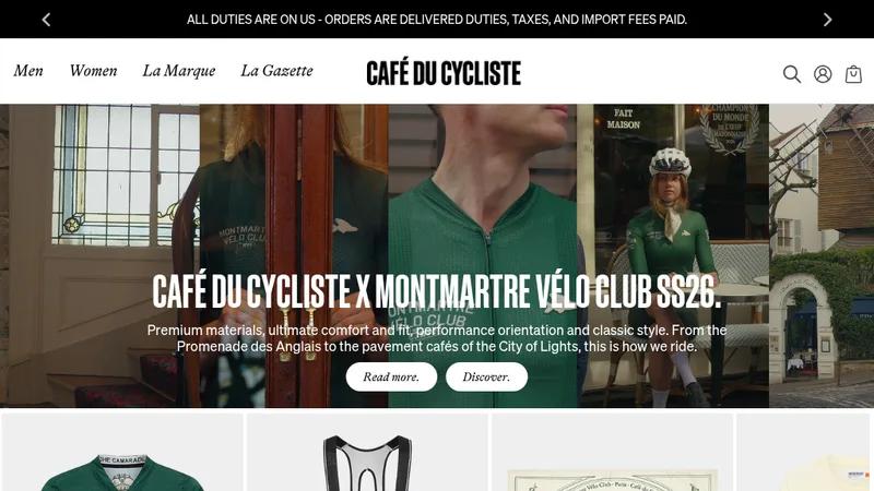 Café du Cycliste - Migration from Magento to Shopify Plus