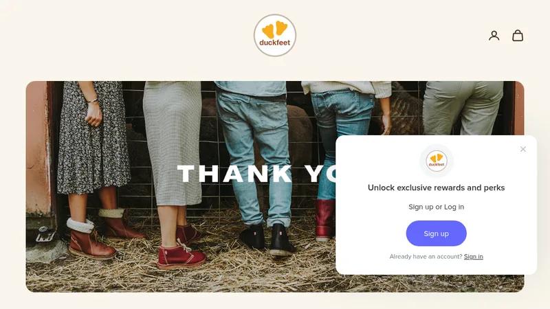 Sustainability App for Duckfeet