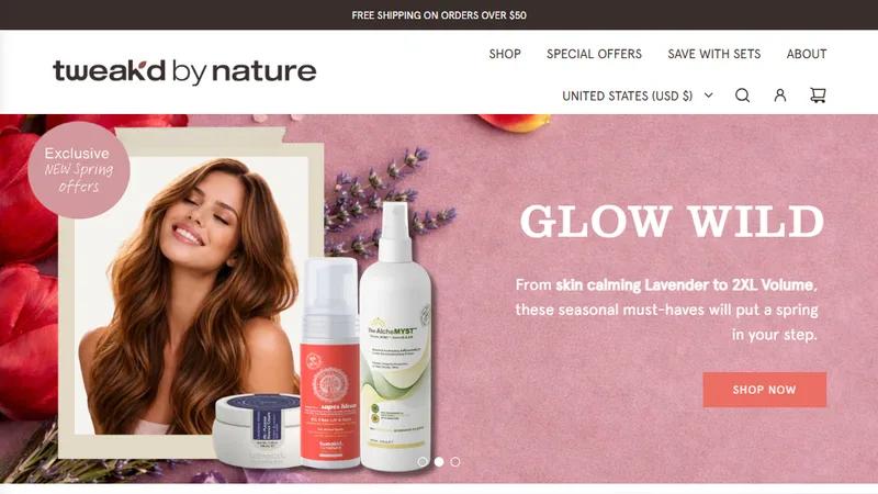 Tweak'd by Nature > Shopify Development