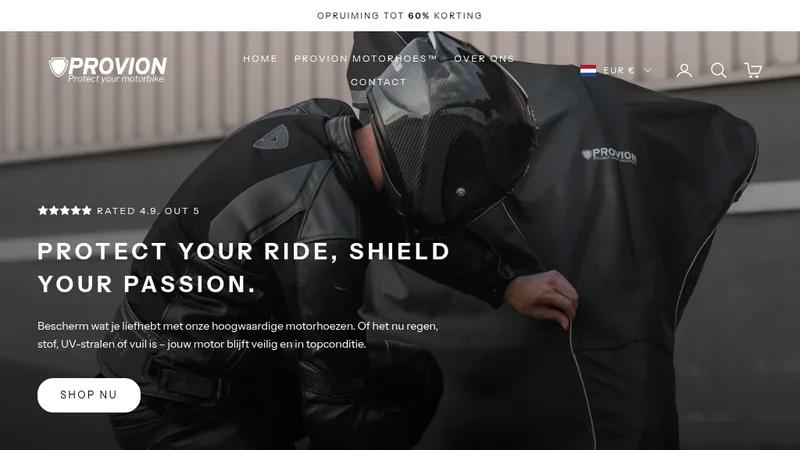 ProvionCover Store Redesign with Premium Theme and SEO Optimization