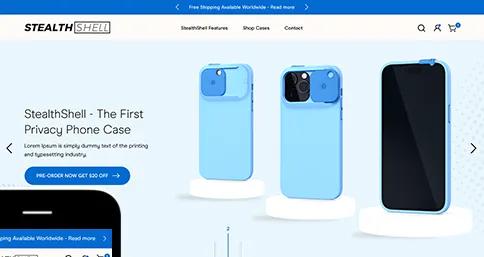 Website design and setup of electronics brand