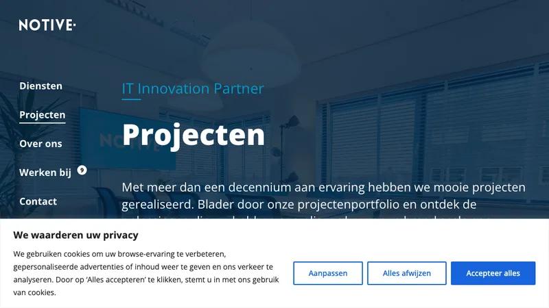 Projecten | Bekijk alle innovatieve projecten