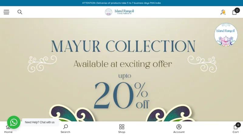 Island Rangoli – Exquisite range of handcrafted décor