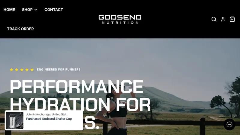 Godsend Nutrition | Shopify Supplement Store | Fitness Store
