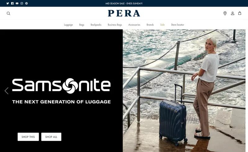 PERA Luggage - Theme Upgrade