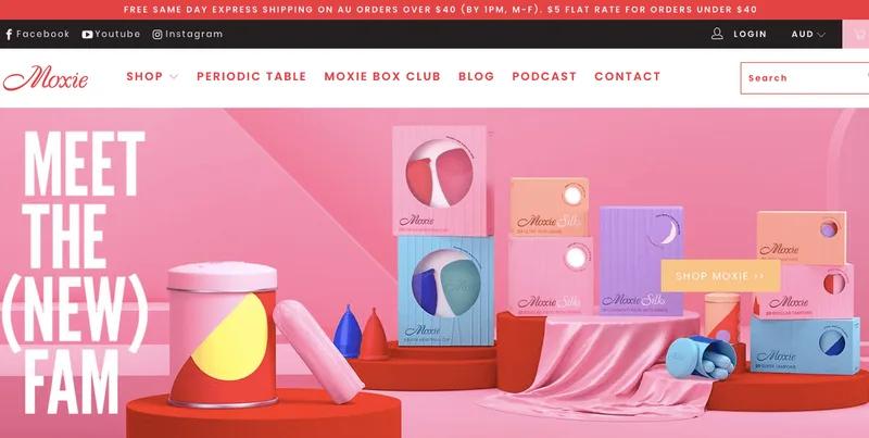 Moxie.com.au Fully Customized Website With Private Custom Page