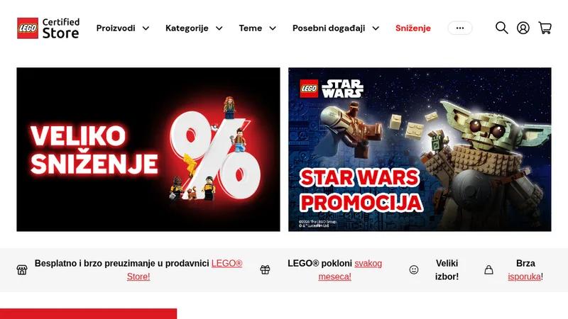 LEGO Shopify Plus store building