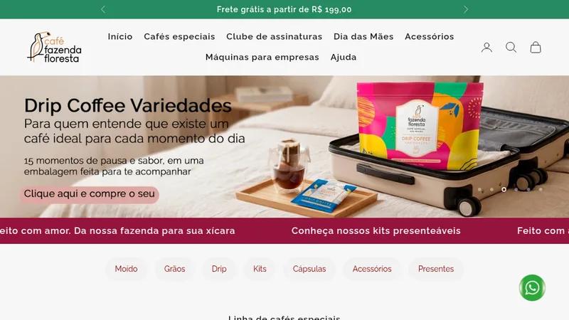 Café Fazenda - Redesign estratégico para aumento de conversão.