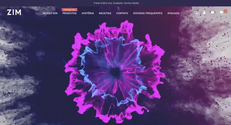 Design e desenvolvimento ZIM Destilaria