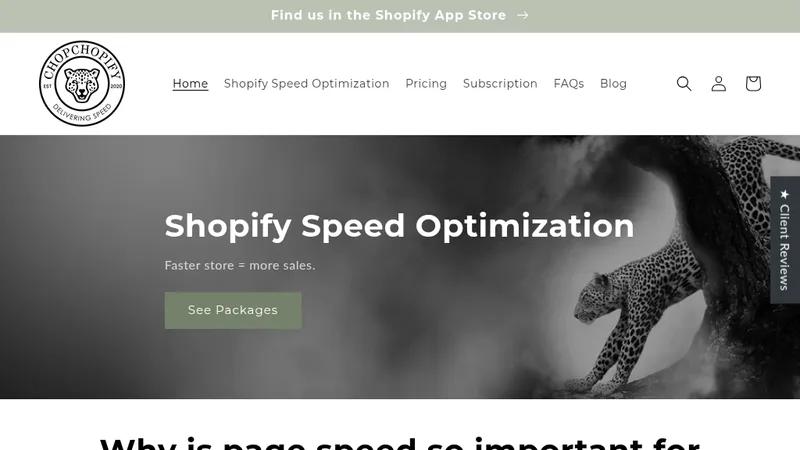 ChopChopify — Shopify SaaS Product Build