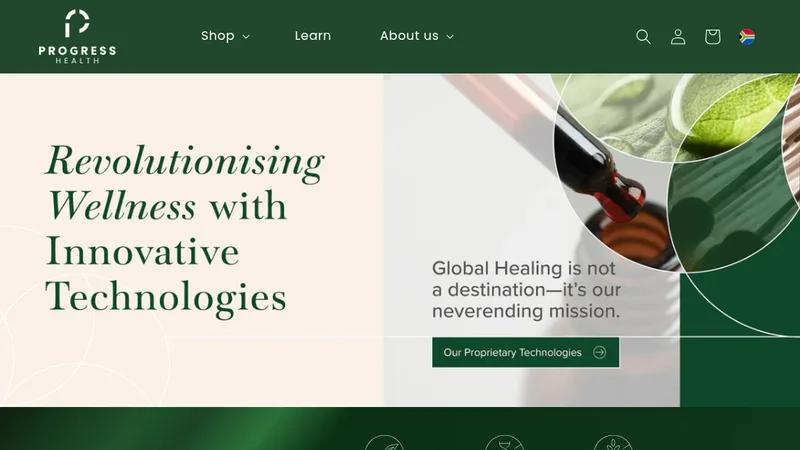Citytech’s Shopify Development for Progress Health South Africa