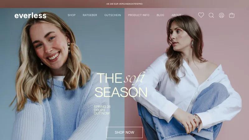 Shopify Erstellung everless
