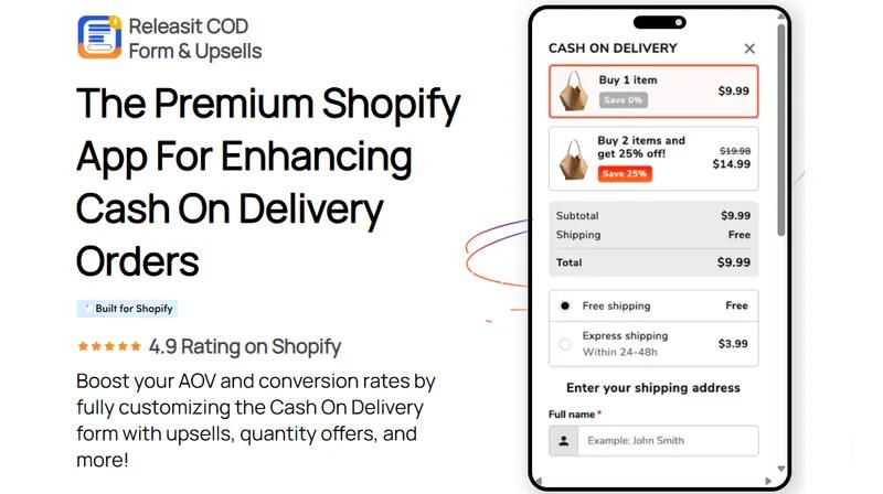 Releasit COD Form & Upsells Makeover: A Peek into Our New Design