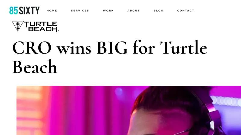 Driving Growth for Turtle Beach Through Scalable CRO Strategy