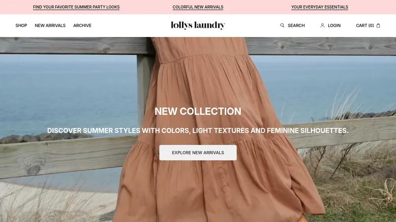 Lollys Laundry | Re-design