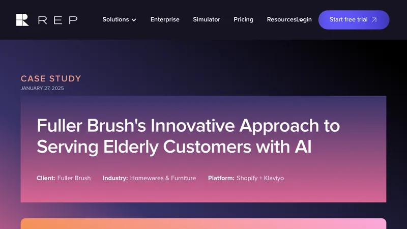 Fuller Brush's Innovative Approach to Serving Elderly Customers with A