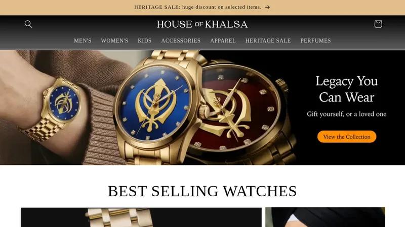 House of Khalsa – Premium Sikh-Inspired Timepieces & Accessories