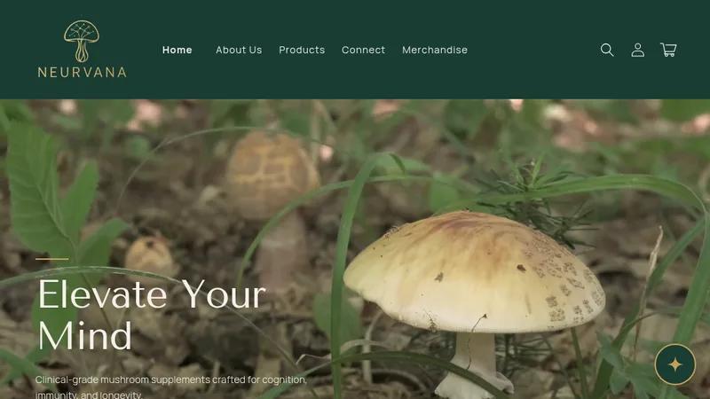 Neurvana Ohana — Luxury Mushroom Supplement Brand