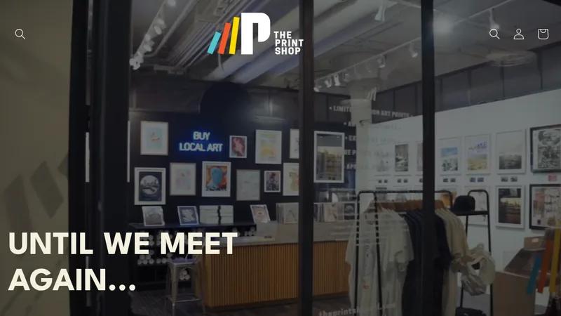 The Print Shop - Printed Artwork Shop: Online and Brick & Mortar
