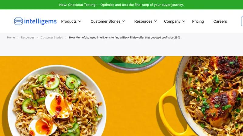 How Momofuku Used Intelligems to Test Their Black Friday Offer