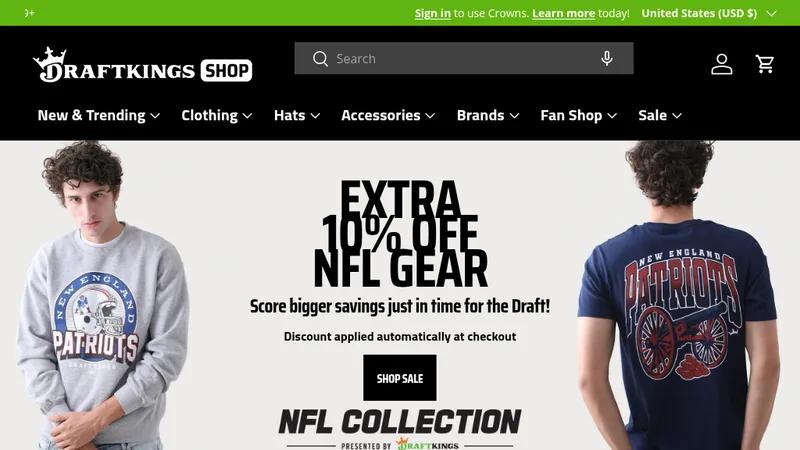 DraftKings Shop