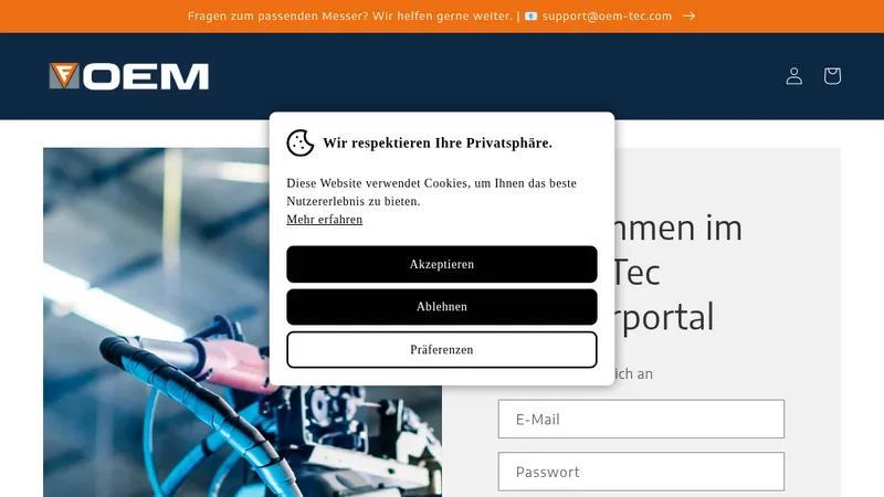 O.E.M. Tec Portal | B2B E-Commerce Launch