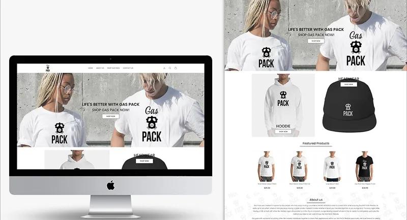 T-shirt selling store