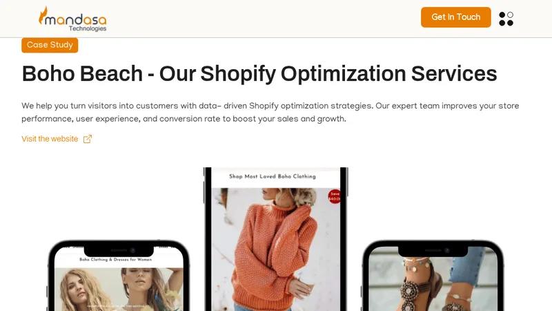 Boho Beach: Shopify Store Optimization
