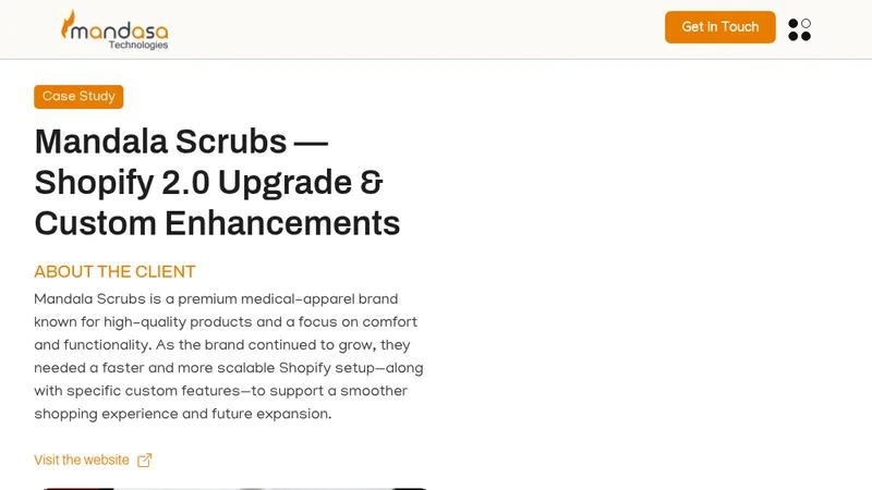 Mandala Scrubs: Theme Migration & Ongoing Maintenance